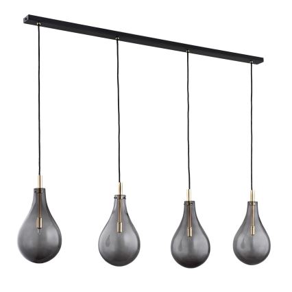 Argon 1740 - Lampadario su corda OAKLAND 4xG9/6W/230V