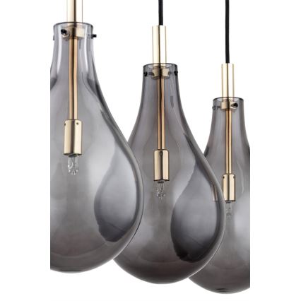 Argon 1740 - Lampadario su corda OAKLAND 4xG9/6W/230V