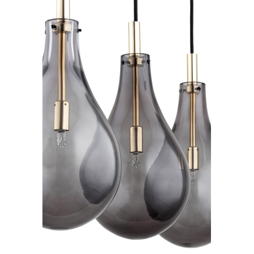 Argon 1740 - Lampadario su corda OAKLAND 4xG9/6W/230V