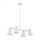 Argon 1773 - Lampadario su palo AVALONE 4xE27/15W/230V bianco/oro