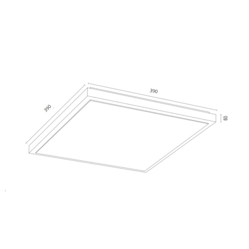 Argon 1802 - Plafoniera CARLSON 4xE27/15W/230V 39x39 cm oro