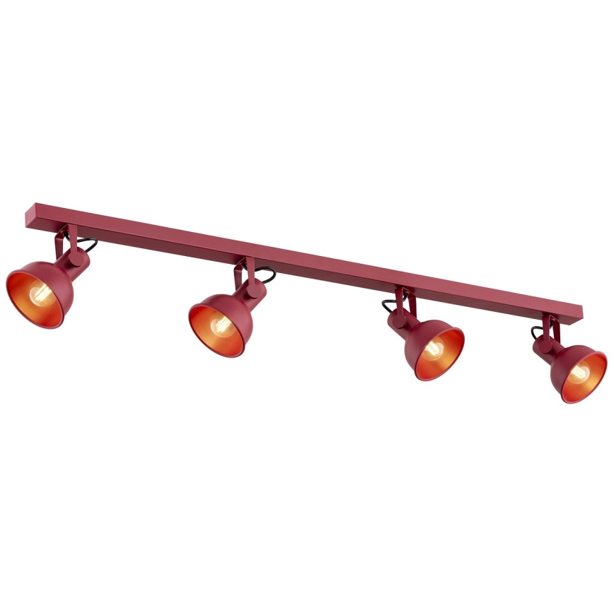 Argon 1818 - Faretto LENORA 4xE14/7W/230V rosso