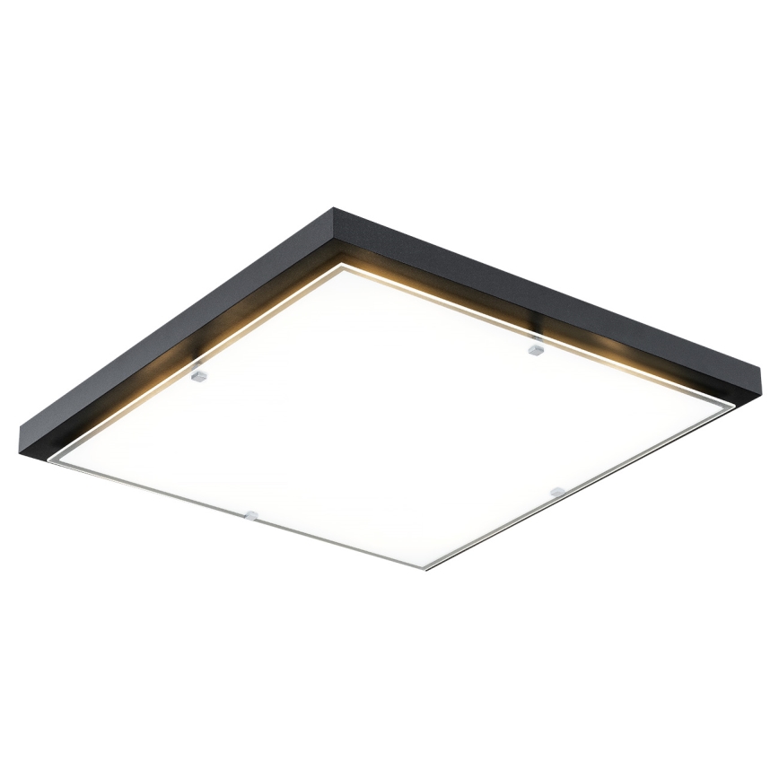 Argon 1826 - Plafoniera CARLSON 4xE27/15W/230V 60x60 cm nero