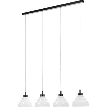 Argon 1860 - Lampadario a sospensione con filo VENTURA 4xE27/15W/230V