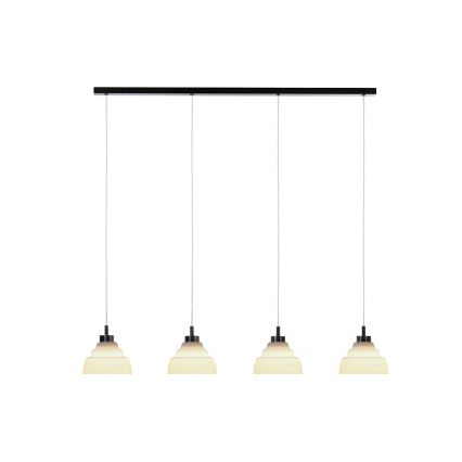 Argon 1860 - Lampadario a sospensione con filo VENTURA 4xE27/15W/230V