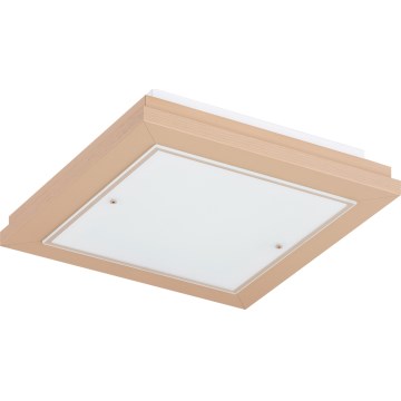 Argon 1866 - Plafoniera TABOR 4xE27/15W/230V 42x42 cm beige