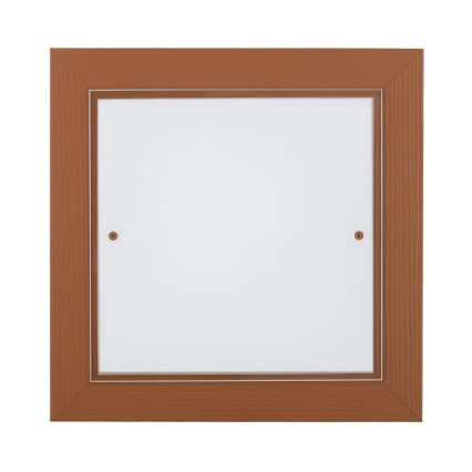 Argon 1867 - Plafoniera TABOR 4xE27/15W/230V 42x42 cm terracotta