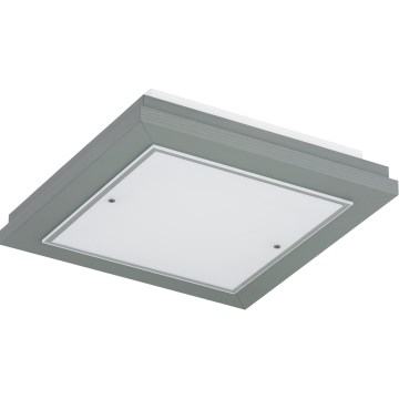 Argon 1873 - Plafoniera TABOR 4xE27/15W/230V 52x52 cm grigia