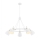 Argon 2117 - Lampadario su palo CHARLOTTE 5xE27/15W/230V bianco/oro