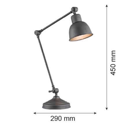 Argon 3195 - Lampada da tavolo EUFRAT 1xE27/15W/230V