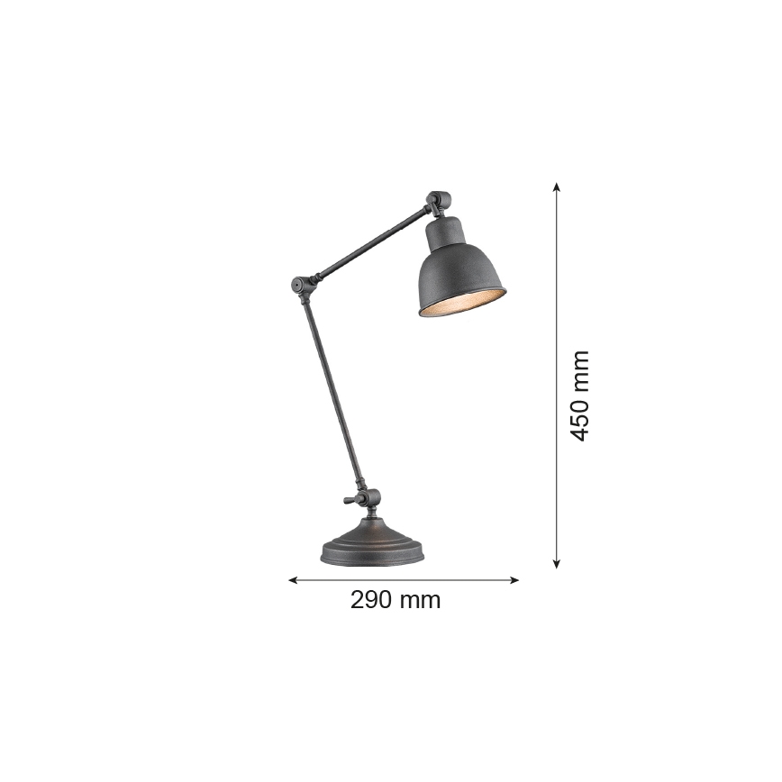 Argon 3195 - Lampada da tavolo EUFRAT 1xE27/15W/230V