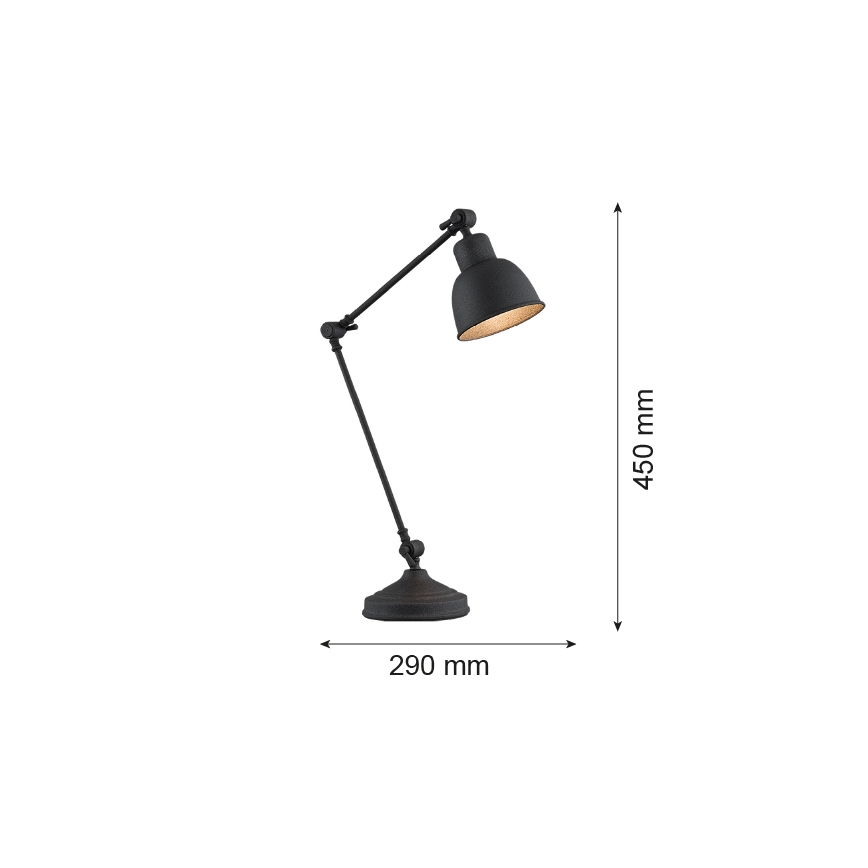 Argon 3197 - Lampada da tavolo EUFRAT 1xE27/15W/230V
