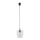 Argon 3275 - Lampadario su corda NEWA 1xE27/15W/230V trasparente