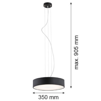Argon 3350 - Lampadario DARLING 1xLED/30W/230V