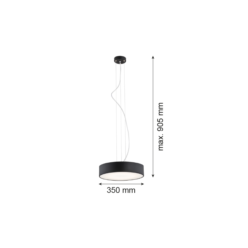 Argon 3350 - Lampadario DARLING 1xLED/30W/230V