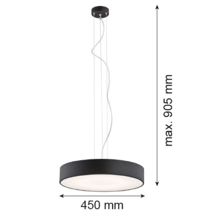 Argon 3352 - Lampadario DARLING 1xLED/35W/230V