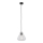 Argon 4047 - Lampadario su corda DECORATO 1xE27/15W/230V nero