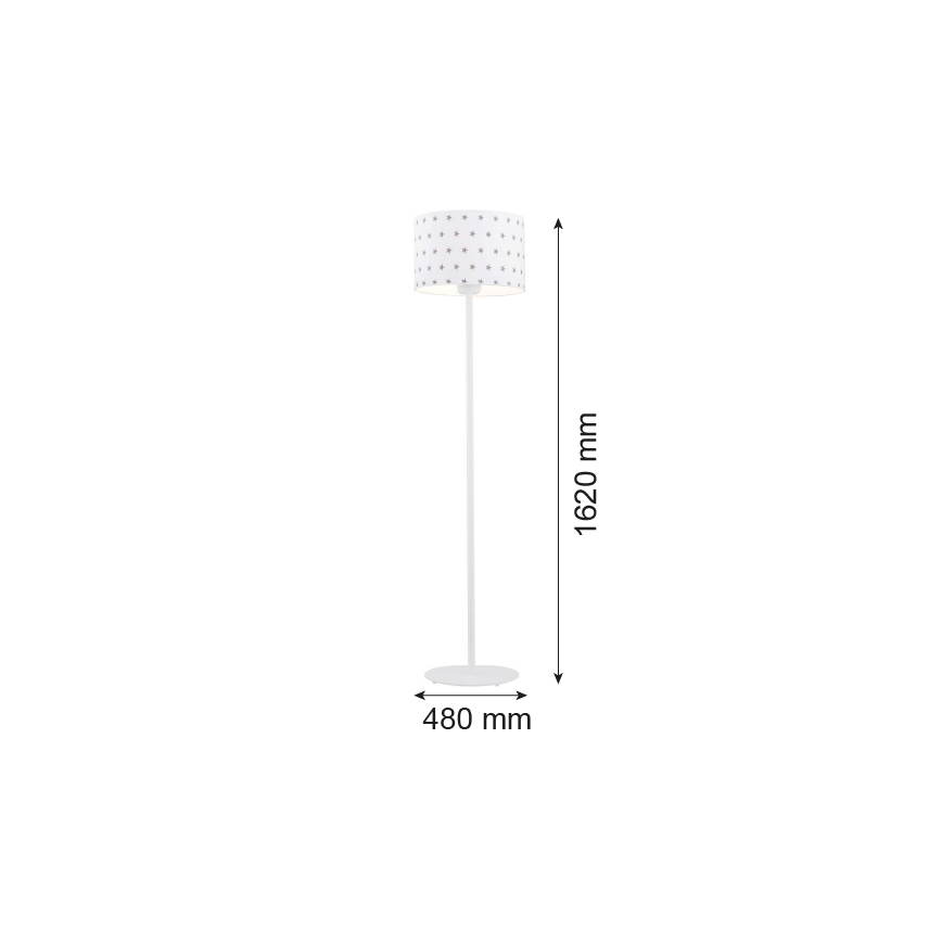 Argon 4129 - Lampada da terra MAGIC 1xE27/15W/230V bianco