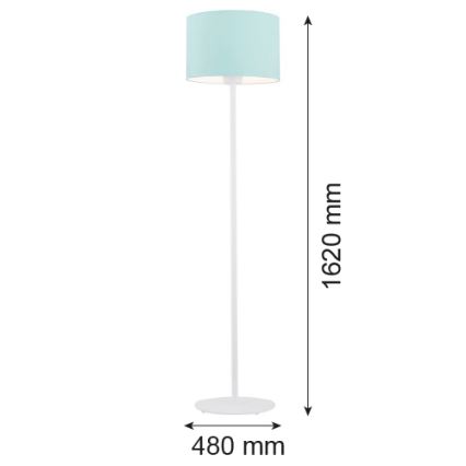 Argon 4131 - Lampada da terra MAGIC 1xE27/15W/230V turchese/bianco