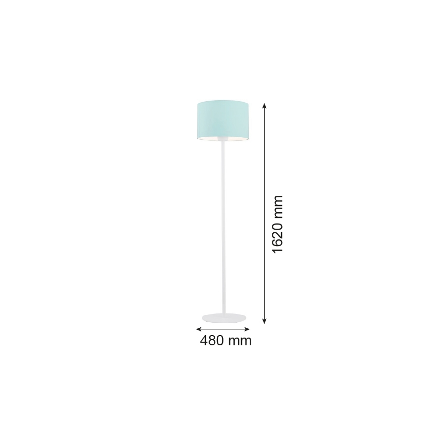 Argon 4131 - Lampada da terra MAGIC 1xE27/15W/230V turchese/bianco