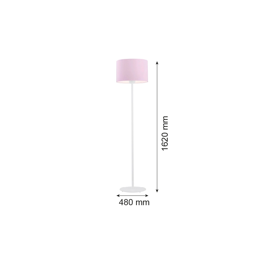 Argon 4132 - Lampada da terra MAGIC 1xE27/15W/230V rosa/bianco