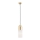 Argon 4212 - Lampadario su palo BURGOS 1xE27/15W/230V ottone
