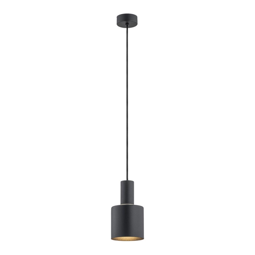 Argon 4219 - Lampadario a sospensione con filo SINES 1xE27/15W/230V d. 12 cm nero