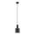 Argon 4219 - Lampadario a sospensione con filo SINES 1xE27/15W/230V d. 12 cm nero