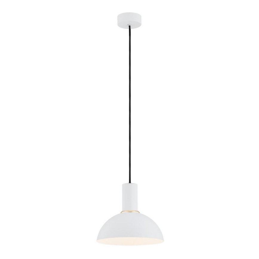 Argon 4220 - Lampadario a sospensione con filo SINES 1xE27/15W/230V d. 28 cm bianco