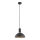 Argon 4222 - Lampadario a sospensione con filo SINES 1xE27/15W/230V d. 28 cm nero