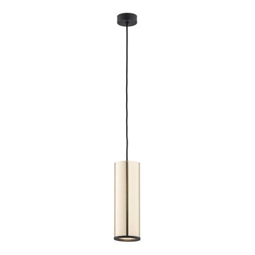 Argon 4246 - Lampadario su filo LINEA 1xE27/15W/230V ottone/nero