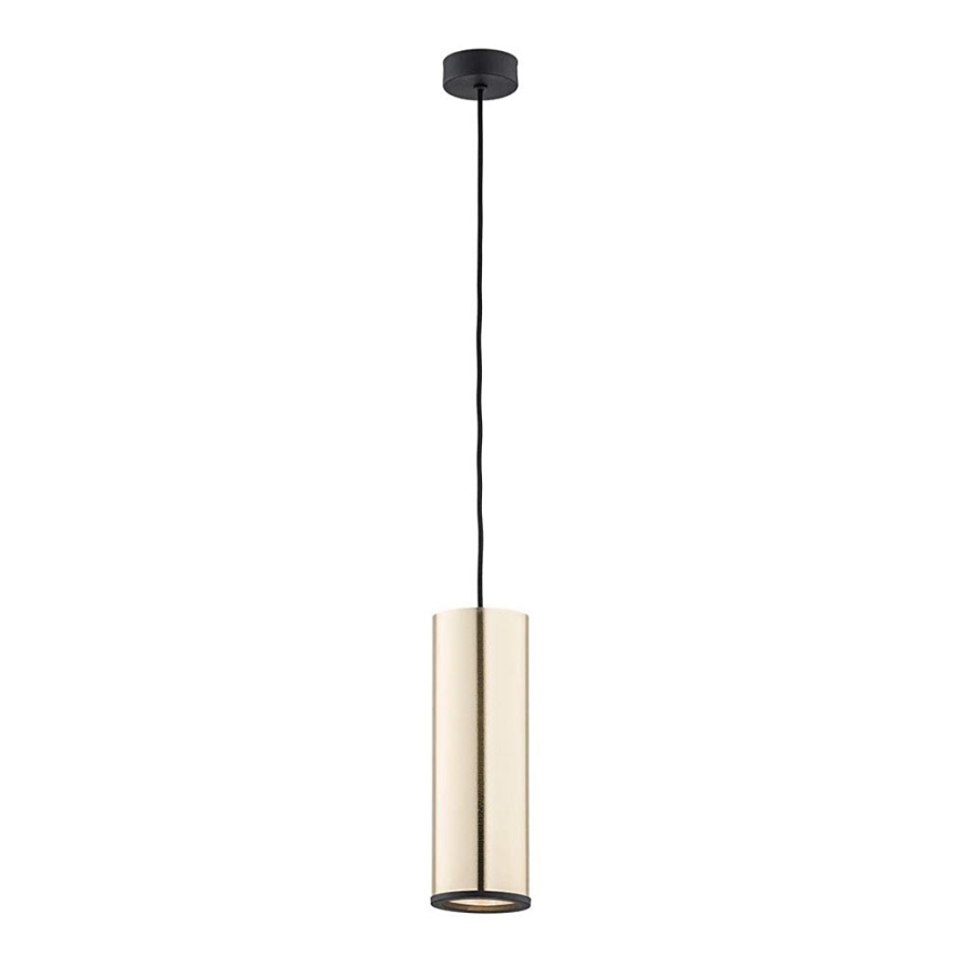 Argon 4246 - Lampadario su filo LINEA 1xE27/15W/230V ottone/nero