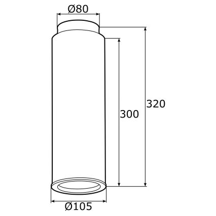 Argon 4281 - Luce Spot LINEA 1xE27/15W/230V ottone/nero