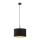 Argon 4341 - Lampadario a sospensione con filo KARIN 1xE27/15W/230V nero