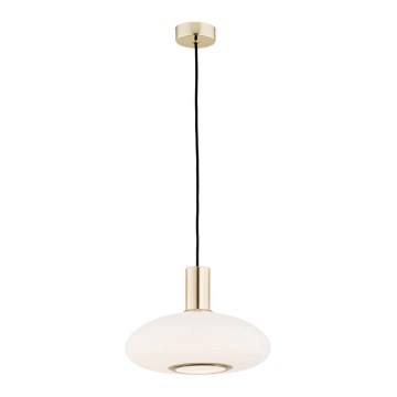 Argon 4358 - Lampadario a sospensione con filo SAGUNTO 1xE27/15W/230V diametro 30 cm ottone