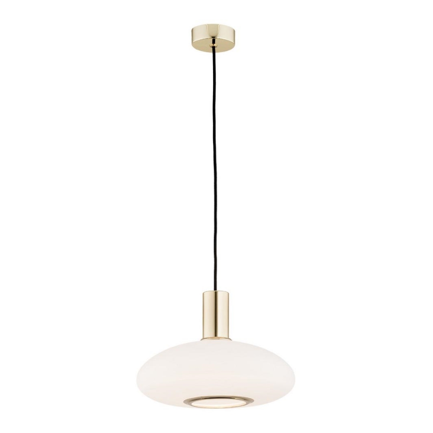 Argon 4358 - Lampadario a sospensione con filo SAGUNTO 1xE27/15W/230V diametro 30 cm ottone