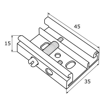 Argon 4368 - Accessori binario