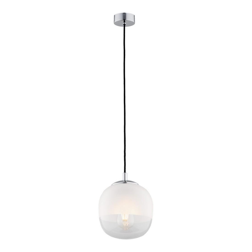 Argon 4676 -Lampadario su filo  BALTIMORE 1xE27/15W/230V cromo luminoso