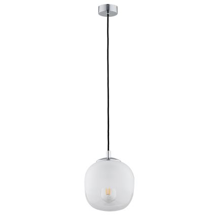 Argon 4676 -Lampadario su filo  BALTIMORE 1xE27/15W/230V cromo luminoso