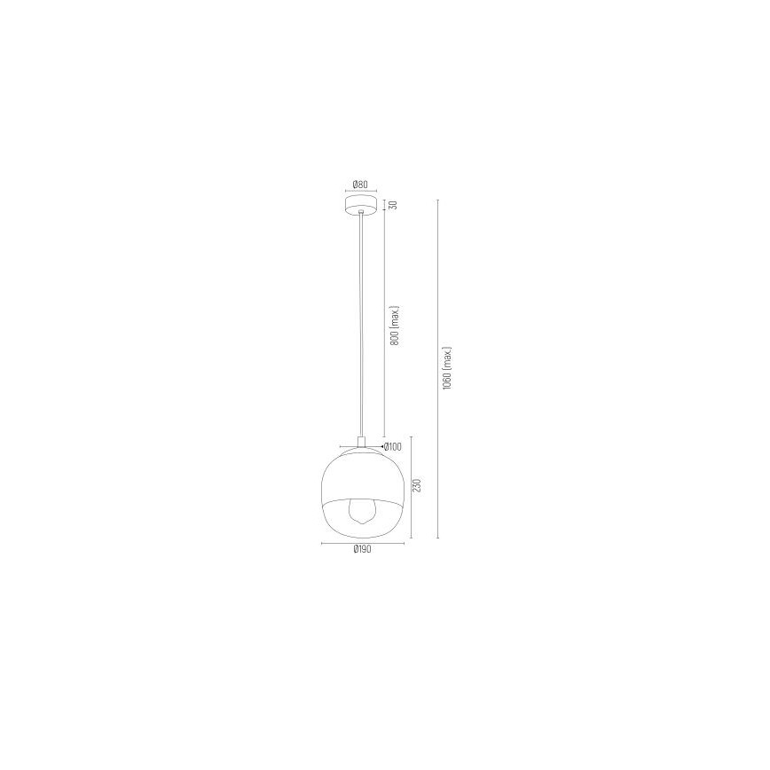 Argon 4676 -Lampadario su filo  BALTIMORE 1xE27/15W/230V cromo luminoso