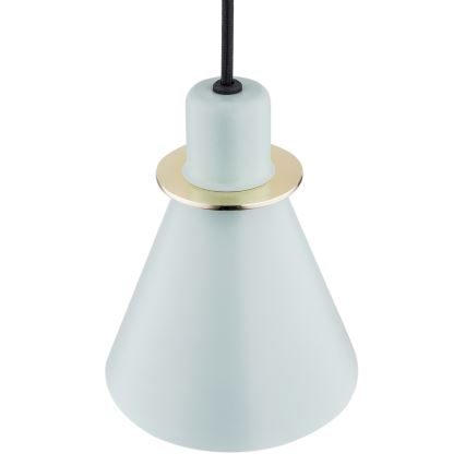 Argon 4682 - Lampadario su filo  BEVERLY 1xE27/15W/230V blu/oro