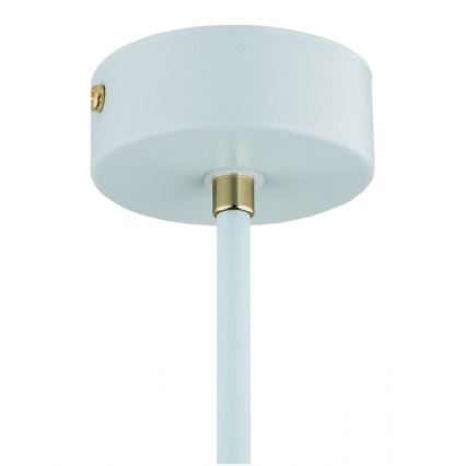 Argon 4685 -  Lampadario su palo CHARLOTTE 1xE27/15W/230V blu/oro