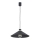 Argon 4695 - Lampadario su corda NASHVILLE 1xE27/15W/230V nero