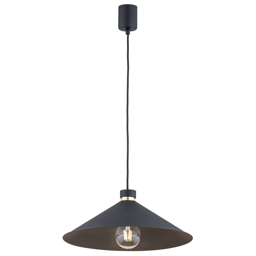 Argon 4695 - Lampadario su corda NASHVILLE 1xE27/15W/230V nero