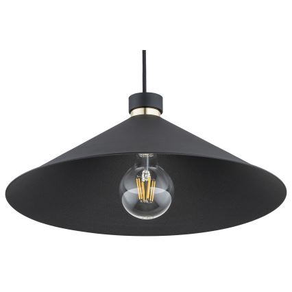 Argon 4695 - Lampadario su corda NASHVILLE 1xE27/15W/230V nero