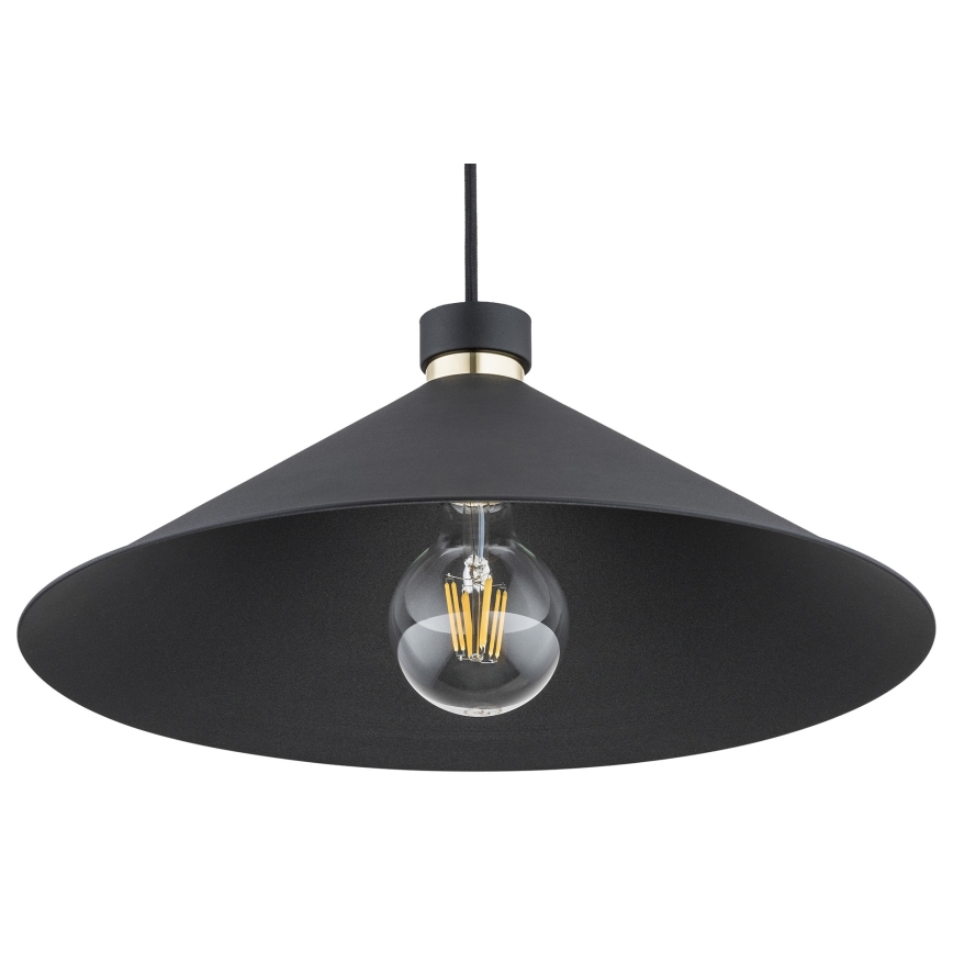 Argon 4695 - Lampadario su corda NASHVILLE 1xE27/15W/230V nero