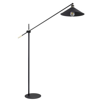 Argon 4732 - Lampada da terra NASHVILLE 1xE27/15W/230V nera