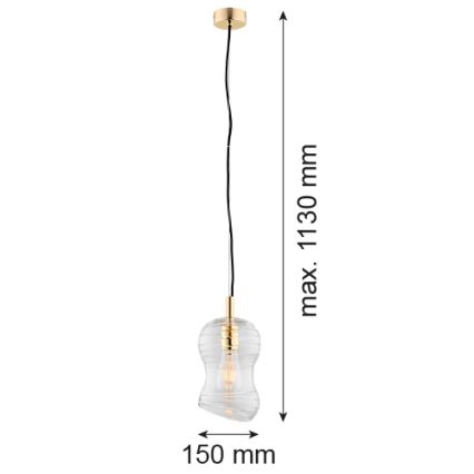Argon 4742 - Lampadario su filo DEPORTIVO 1xE27/15W/230V
