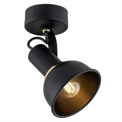 Argon 4900 - Luce Spot TWIST 1xE14/7W/230V nero/oro