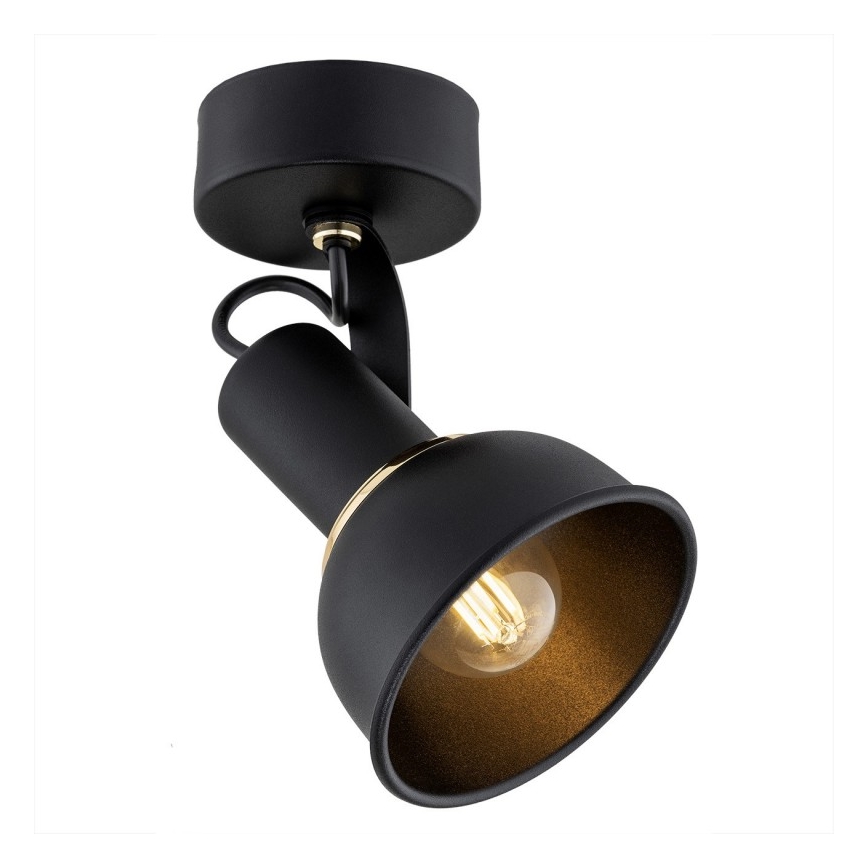 Argon 4900 - Luce Spot TWIST 1xE14/7W/230V nero/oro